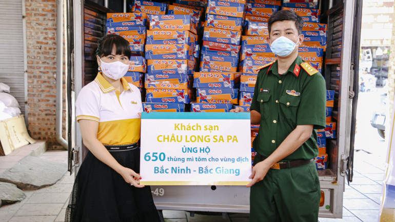 BABEENI CO., LTD DONATES RICE TO DISTRICTS SERIOUSLY AFFECTED BY COVID 19 EPIDEMIC