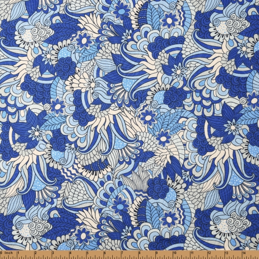 JA09- Damask pattern in 3D floral jacquard printed 4.0