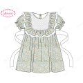 honeycomb-smocking-dress-in-green-floral-for-girl---ld488