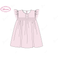 honeycomb-smocking-dress-in-pink-for-girl---ld489