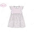 honeycomb-smocking-dress-peach-pink-floral-for-girl---ld475