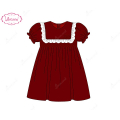 honeycomb-smocking-dress-in-red-white-for-girl---ld479