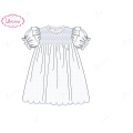 honeycomb-smocking-dress-in-white-blue-dots-for-girl---ld481