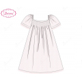 honeycomb-smocking-dress-pink-dots-on-white-for-girl---ld485
