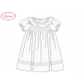 honeycomb-smocking-dress-white-with-blue-dots-for-girl---ld496