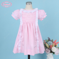 honeycomb-smocked-dress-light-pink-and-lace-line-accent-for-girl---ld533