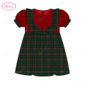 honeycomb-smocked-dress-red-accent-green-velvet-for-girl---ld549